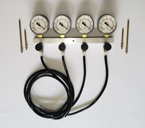 Vacuômetro Equalizador P Motos Com 4 Manômetros Carburador